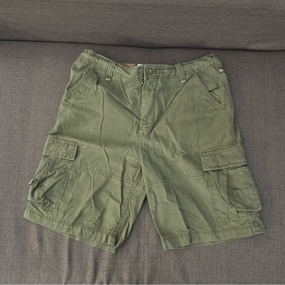 Wonderwall Men’s Green Cargo Shorts